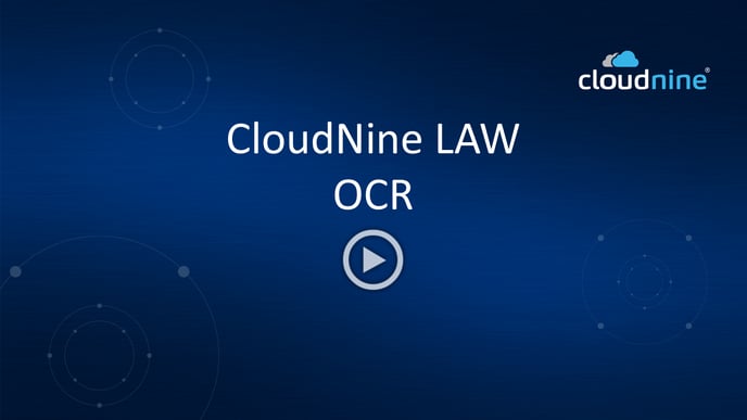 CloudNine LAW - OCR
