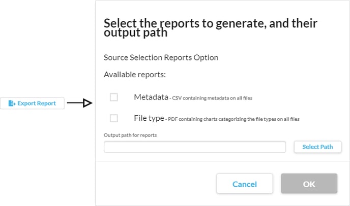 FilteringExportReport