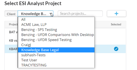 Select Client
