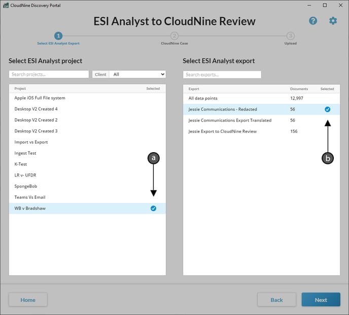 SelectESIAnalystExport