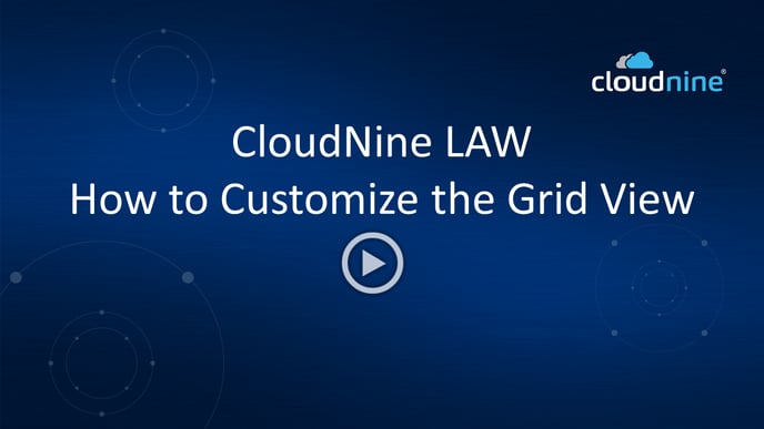 LAW How to Customize the Grid View